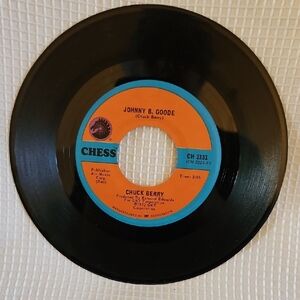 Chuck Berry Featuring 'Johnny B Goode and 'My Ding-A-Ling Vinyl 45RPM Record